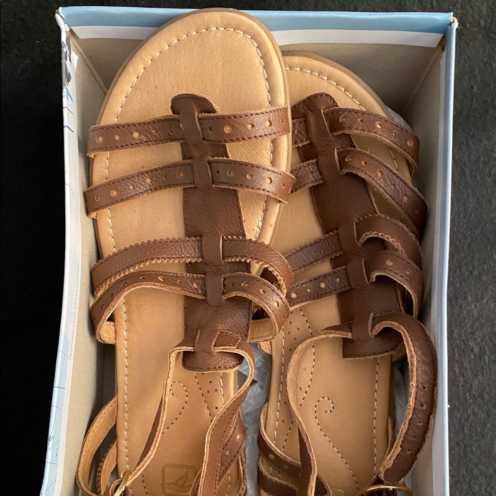 NIB Sperry Girls Gladiator Sydney Sandal SZ 5